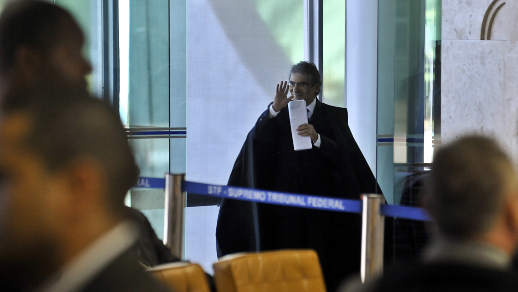 O presidente do STF, ministro Carlos Ayres Britto