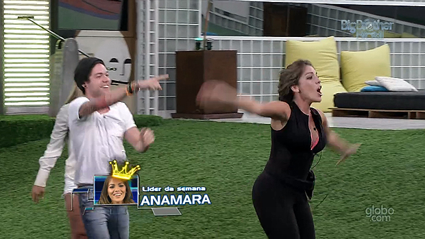 Anamara vence a prova do líder desta quinta-feira (14), no BBB 13