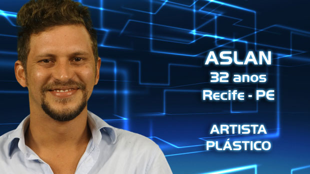 Aslan é artista plástico de Recife