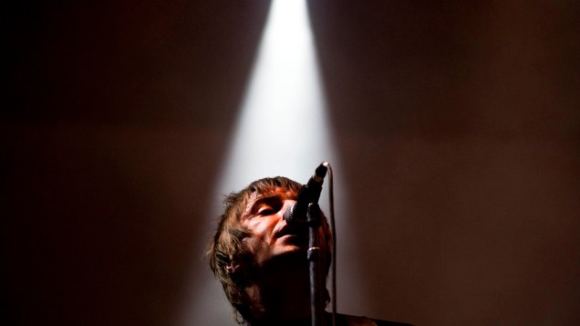 Lian Gallagher, da banda Beady Eye, durante o Festival Planeta Terra no Playcenter, em São Paulo, em 05/11/2011