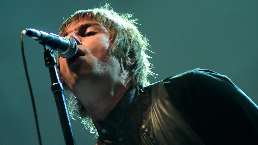 Lian Gallagher, da banda Beady Eye, durante o Festival Planeta Terra no Playcenter, em São Paulo, em 05/11/2011