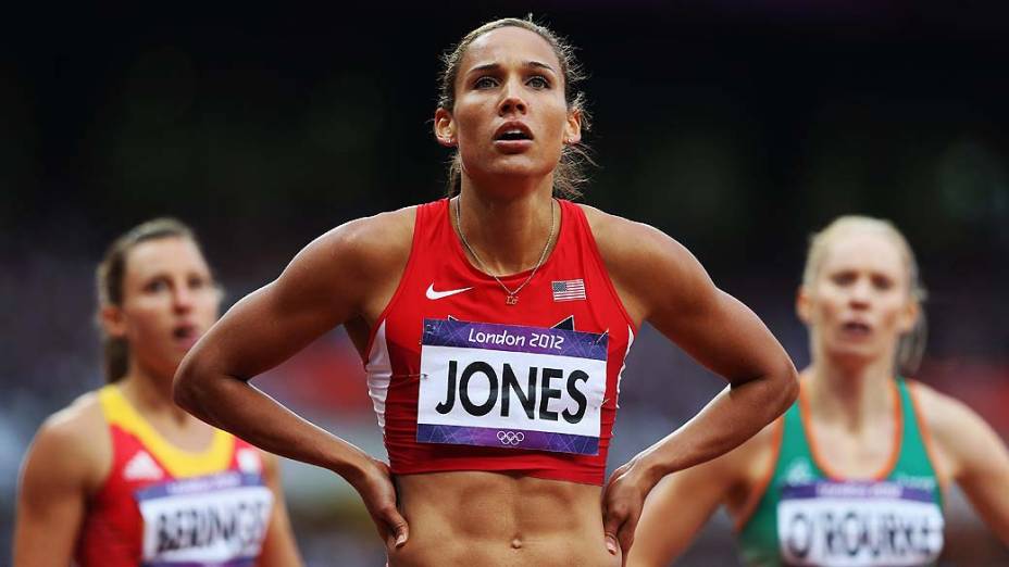 A americana Lolo Jones, dos 100m com barreiras