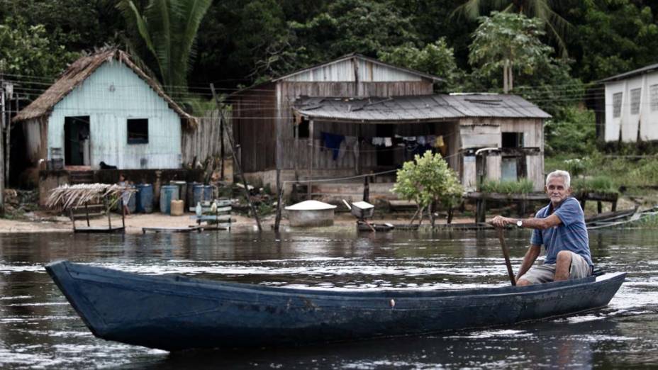 João Lisboa Sobrinho, um dos moradores mais antigos da Ilha da Fazenda: "Falam que Belo Monte é bom, que vai melhorar, mas aqui ninguém viu nada"
