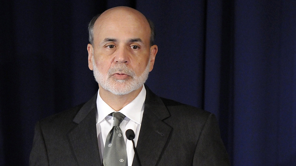 O presidente do banco central americano, Ben Bernanke