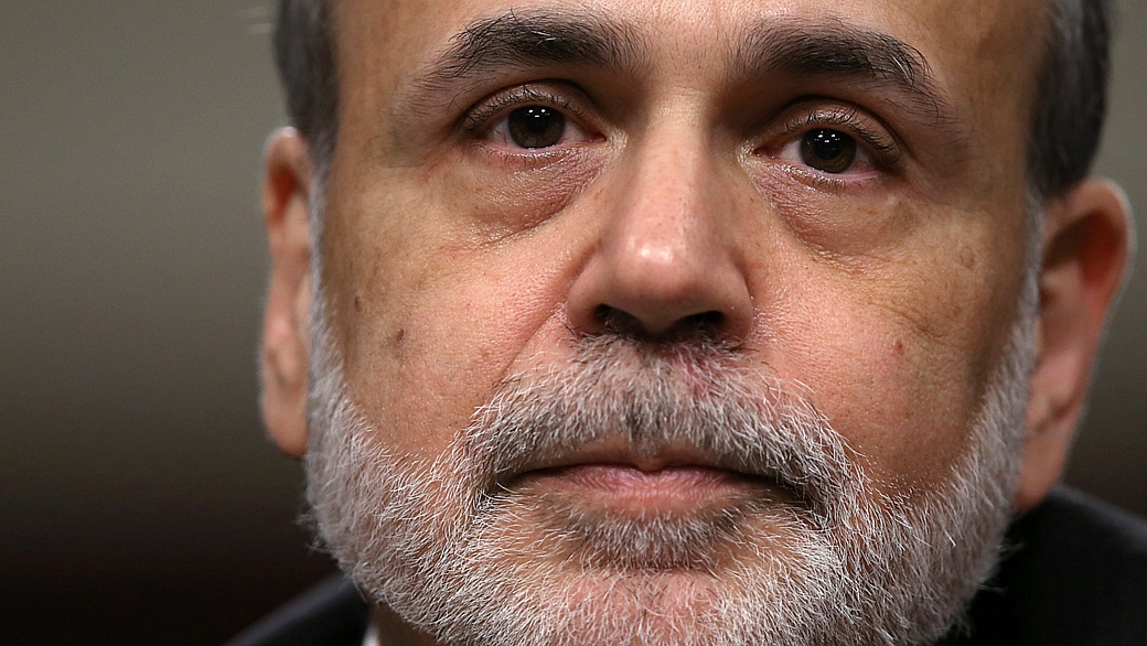 O Fed pé presidido por Ben Bernanke
