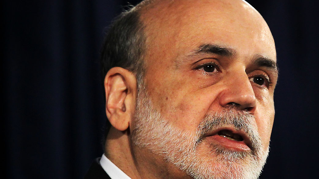 Ben Bernanke, presidente do FED, Banco Central dos Estados Unidos