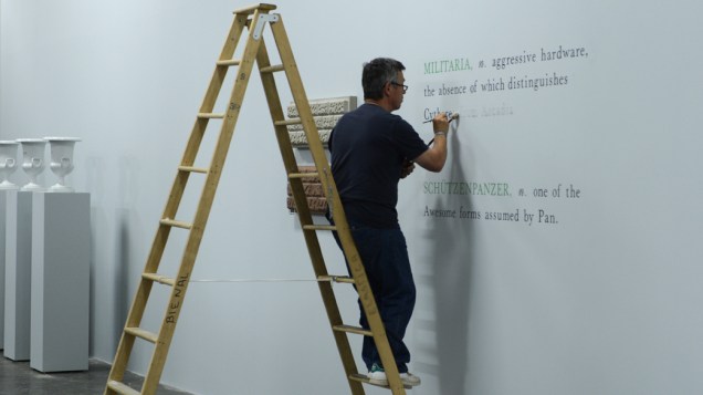 Preparativos para a 30ª Bienal de São Paulo, que acontece no Ibirapuera