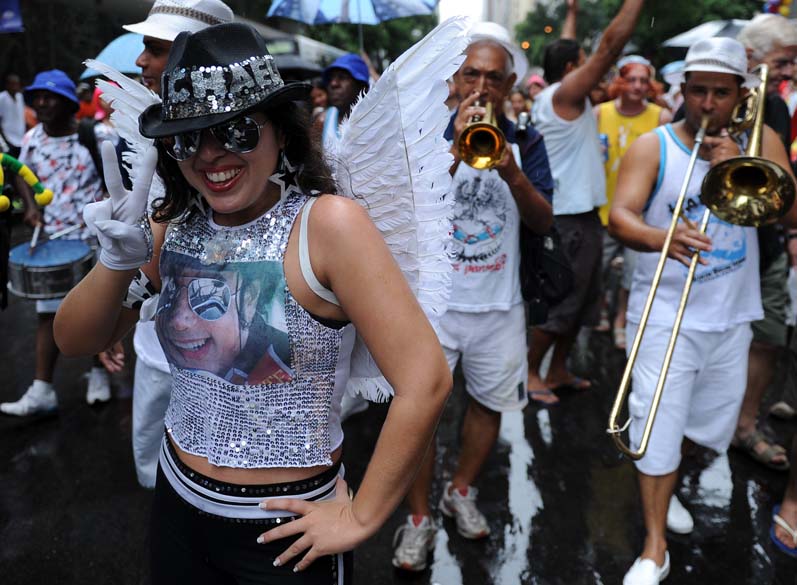 Desfile do bloco Cordão da Bola Preta, no Rio de Janeiro