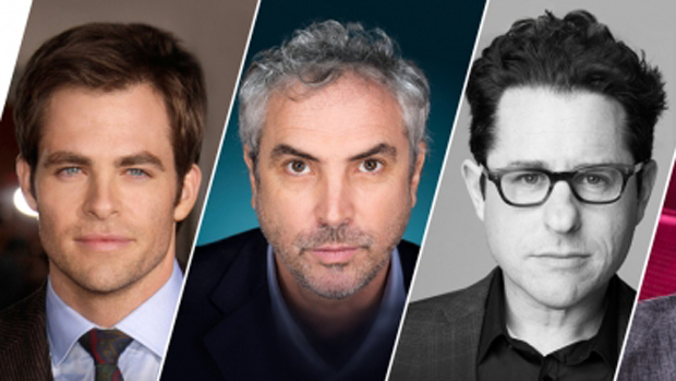 Chris Pine, Alfonso Cuarón e J.J. Abrams