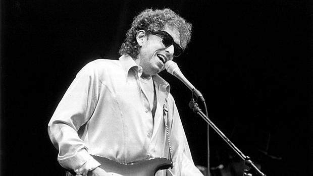 Bob Dylan em apresentação de 1995