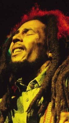 Bob Marley durante show no Brighton Leisure Centre, Inglaterra, 1980