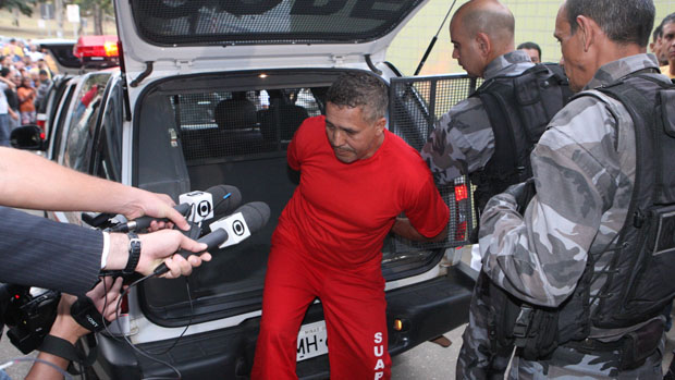 O ex-policial Marcos Aparecido dos Santos, o Bola, acusado de envolvimento no assassinato de Eliza Samudio, ex-amante do goleiro Bruno