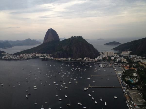  <br><br>  Foto feita por Usain Bolt em seu passeio pelo Rio, nesta terça