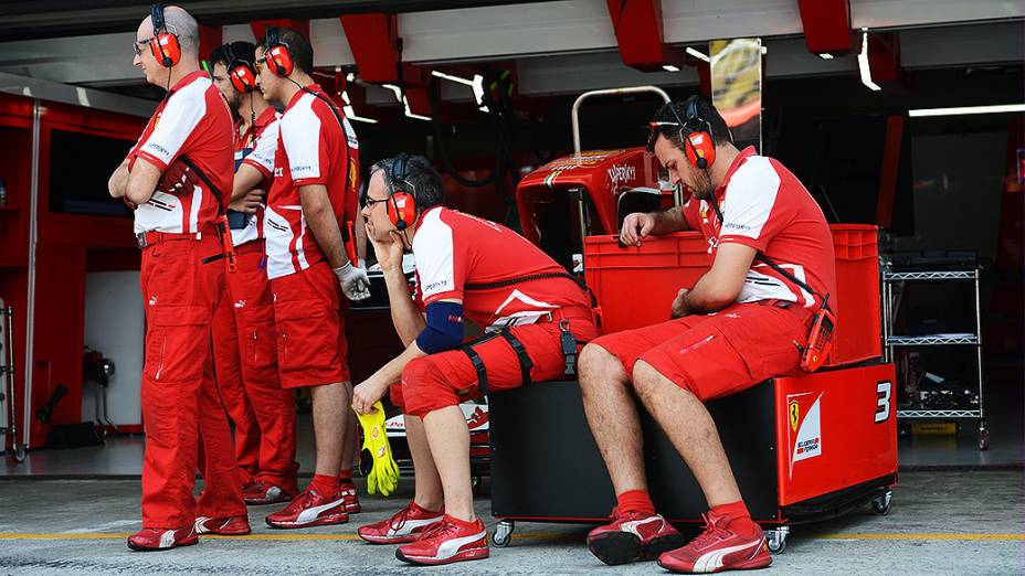 Movimentação no Grande Prêmio do Brasil no circuito de Interlagos, em São Paulo