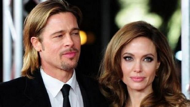Os atores Brad Pitt e Angelina Jolie