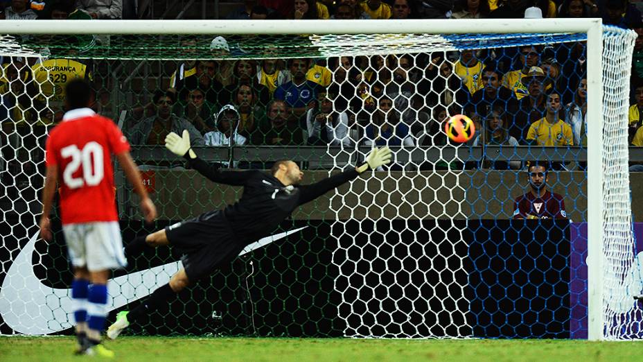 O Brasil empatou por 2 a 2 com o Chile na noite desta quarta-feira, no Mineirão, em Belo Horizonte
