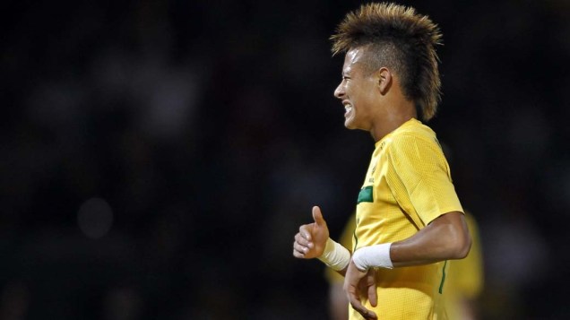 Neymar durante a partida entre Brasil e Equador, válida pela primeira fase da Copa América, disputada na Argentina