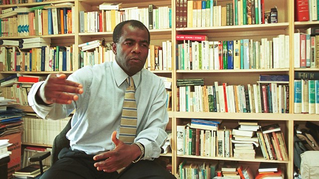 O Procurador da República Joaquim Barbosa Gomes durante entrevista em sua residência no bairro do Leblon, no Rio de Janeiro em 2001