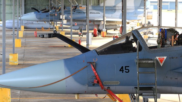 Hangares vazios: metade do esquadrão se aposentou antes do dia 31 de dezembro