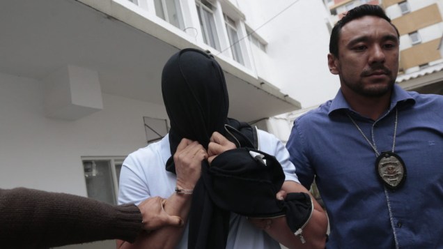 Suspeito de participar em esquema de fraude no ISS na gestão do prefeito Gilberto Kassab (2009-2012), Luis Alexandre de Magalhães deixa delegacia em São Paulo Suspeito de participar em esquema de fraude no ISS na gestão do prefeito Gilberto Kassab (2009-2012), Luis Alexandre de Magalhães deixa delegacia em São Paulo