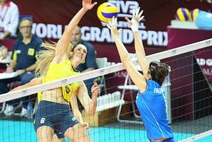 Brasil derrota Itália na estreia da fase final do Grand Prix