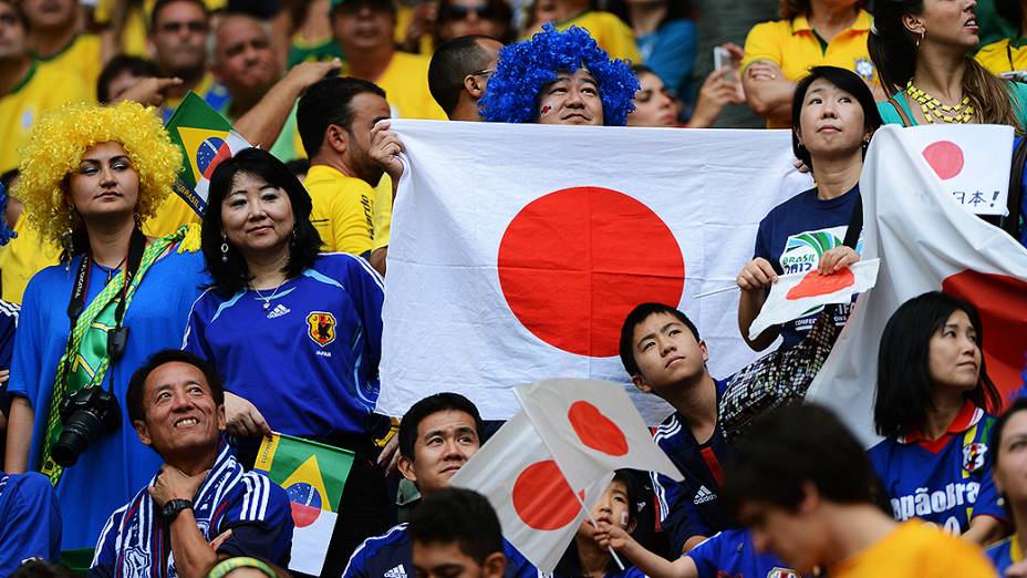 Brasil vence o Japão na abertura da Copa das confederações no estádio Mané Garrincha, em Brasília