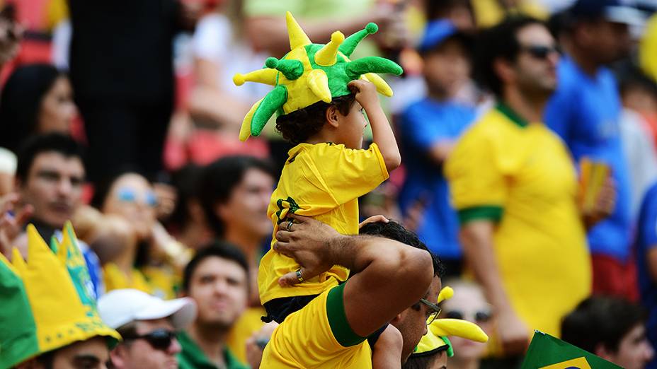 Brasil vence o Japão na abertura da Copa das confederações no estádio Mané Garrincha, em Brasília