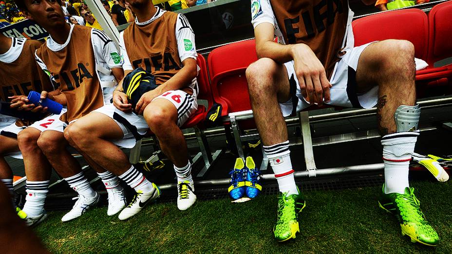 As chuteiras dos jogadores na Copa das Confederações