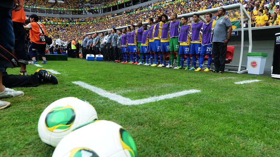 Brasil vence o Japão na abertura da Copa das confederações no estádio Mané Garrincha, em Brasília