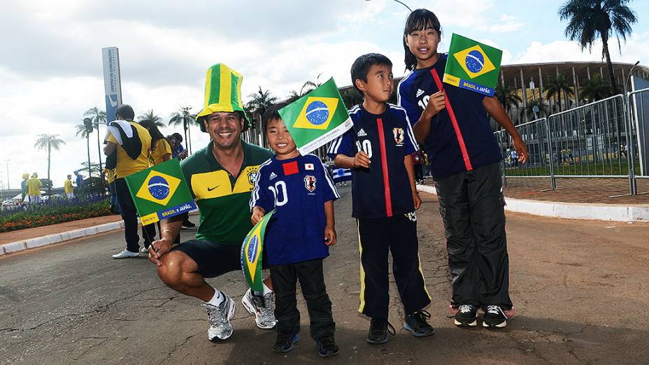 Brasil vence o Japão na abertura da Copa das confederações no estádio Mané Garrincha, em Brasília