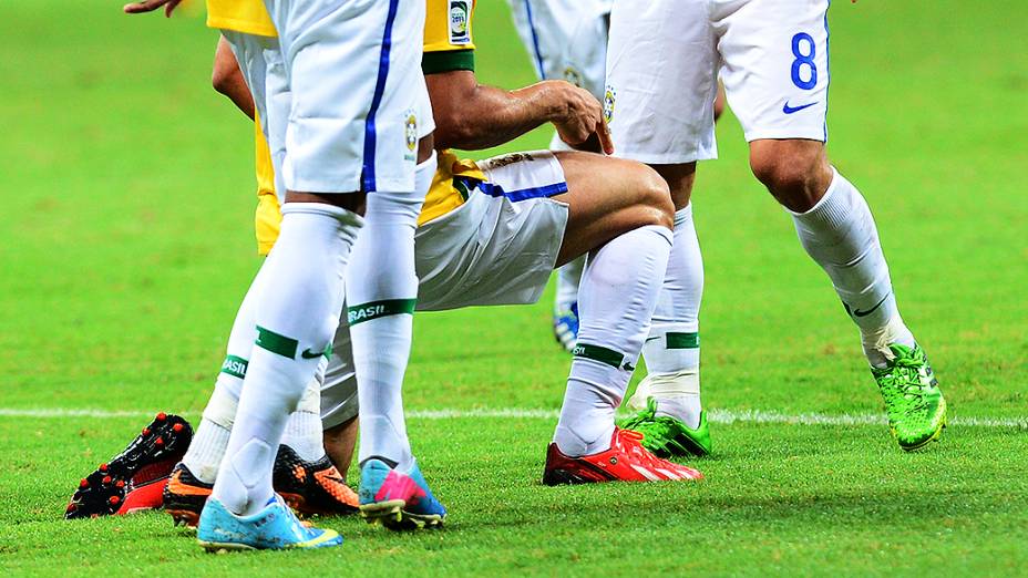 As chuteiras dos jogadores na Copa das Confederações