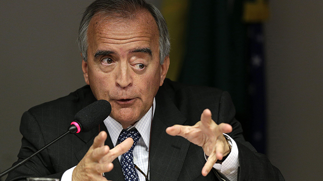 Ex-diretor financeiro da Petrobras, Nestor Cerveró, participa de audiência pública na Câmara dos Deputados