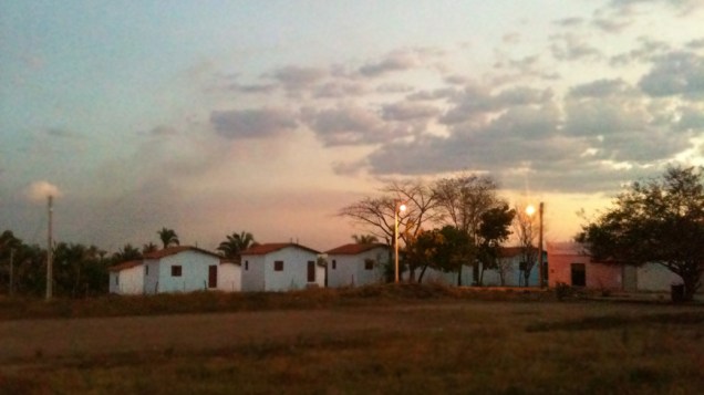 Casas na entrada do maior conjunto habitacional do Piauí, o Jacinta Andrade, na Zona Norte de Teresina