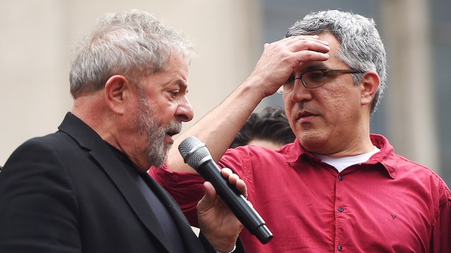 Lula e o Candidato do PT ao governo de São Paulo, Alexandre Padilha