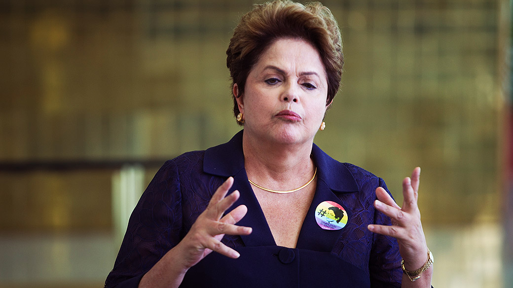 A presidente Dilma Rousseff concede entrevista no Palácio da Alvorada, em Brasília