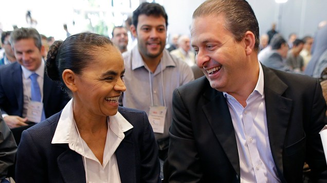 O governador de Pernambuco Eduardo Campos e Marina Silva realizam encontro, em São Paulo para discutir a construção do programa de governo