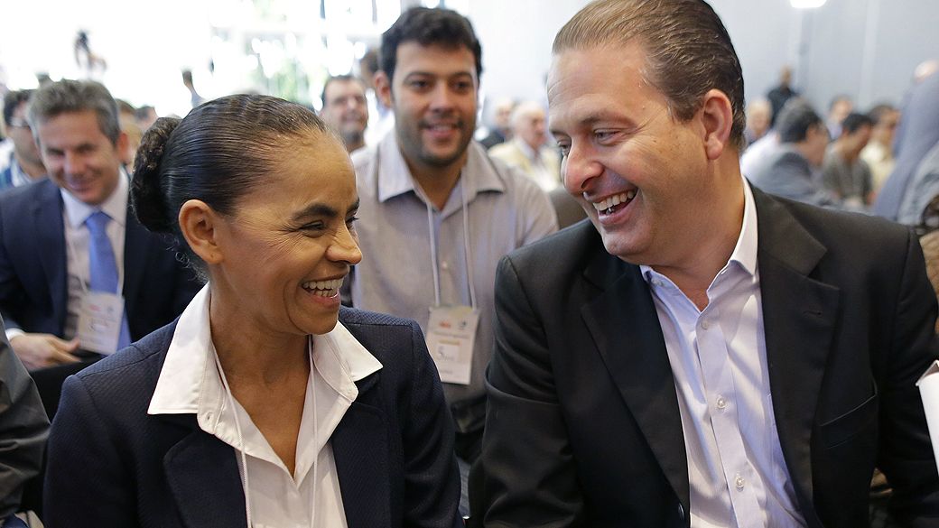 O governador de Pernambuco Eduardo Campos e Marina Silva realizam encontro, em São Paulo para discutir a construção do programa de governo