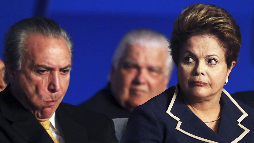 Presidente Dilma Rousseff e vice-presidente Michel Temer
