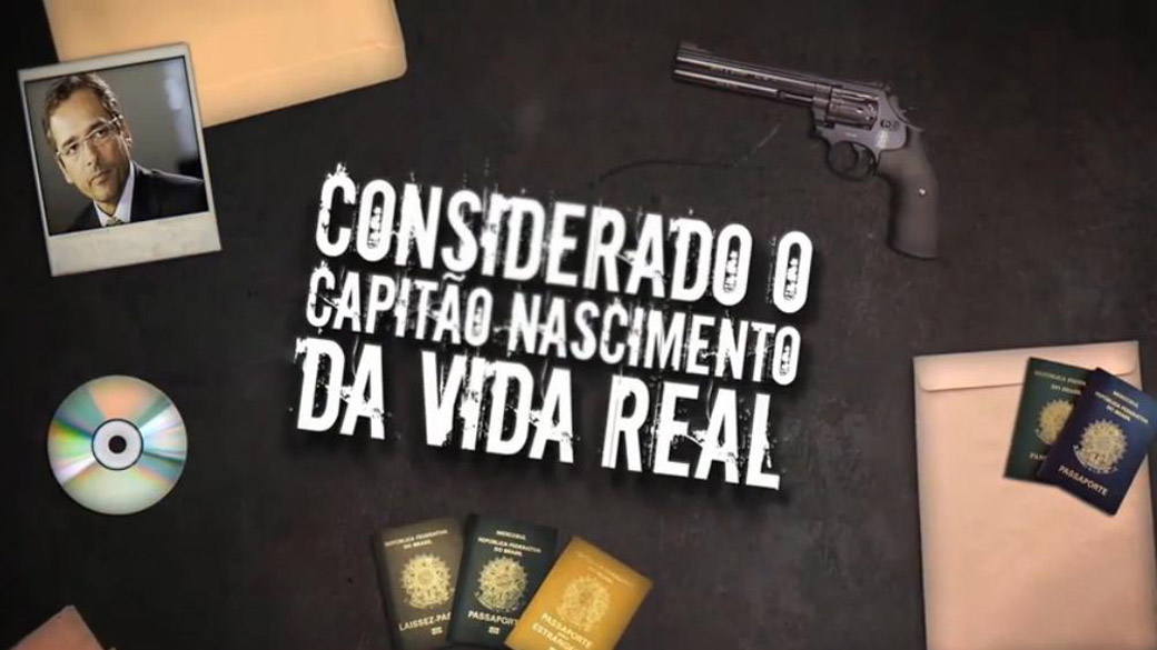 O deputado Protógenes Queiroz, em um vídeo de campanha, compare-se ao Capitão Nascimento do filme 'Tropa de Elite'