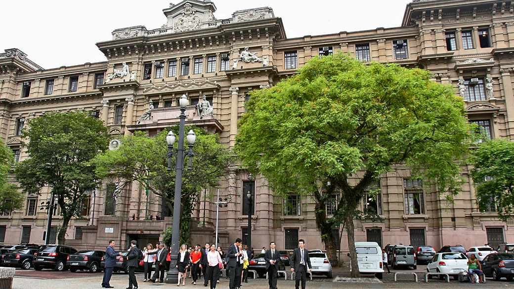 Tribunal de Justiça de São Paulo, no centro da cidade de São Paulo