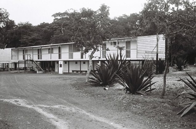 Catetinho, a residência de JK em Brasília durante a construção da cidade, c. 1956/ 1960.