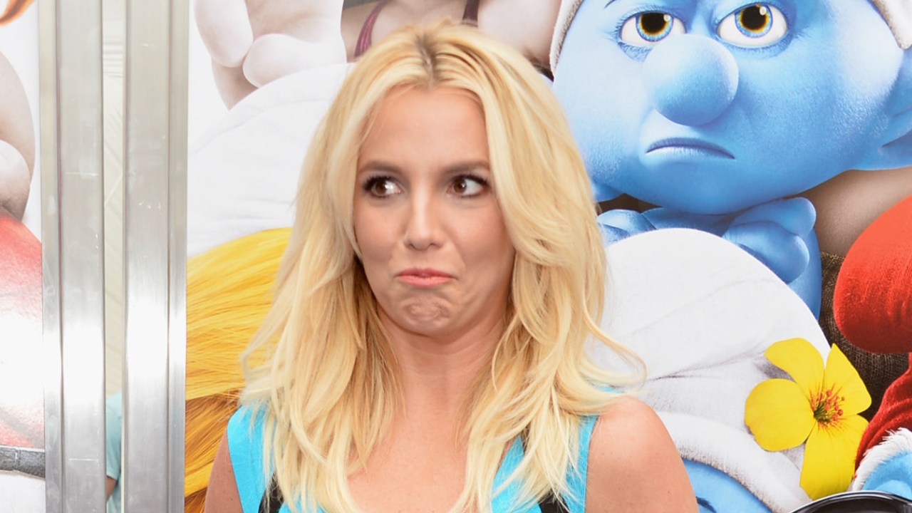 Britney Spears na pré-estreia de 'Smurfs 2', em julho de 2013