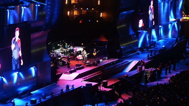 Bruce Springsteen durante show no Rock in Rio 2013