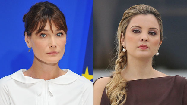 A primeira-dama francesa, Carla Bruni, e a esposa do vice-presidente Michel Temer, Marcela Temer: sem comparações