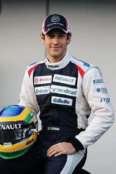 Bruno Senna lembrou que é a primeira vez que participa da pré-temporada da Fórmula 1
