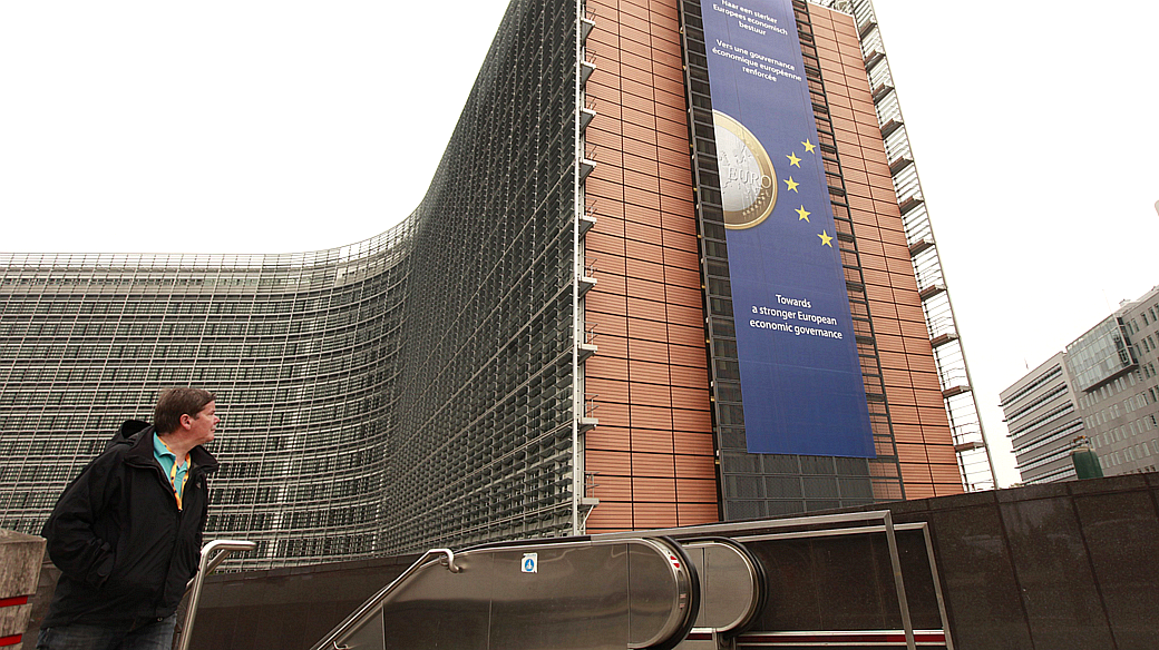 Fachada da sede da Comissão Europeia em Bruxelas, na Bélgica