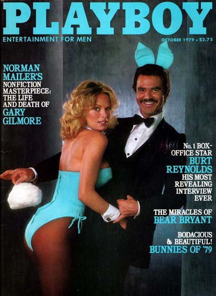Burt Reynolds, o 2º homem na capa de Playboy, em 1979