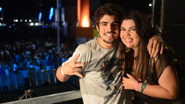 Caio Castro e Fabiana Karla no Rock in Rio 2013