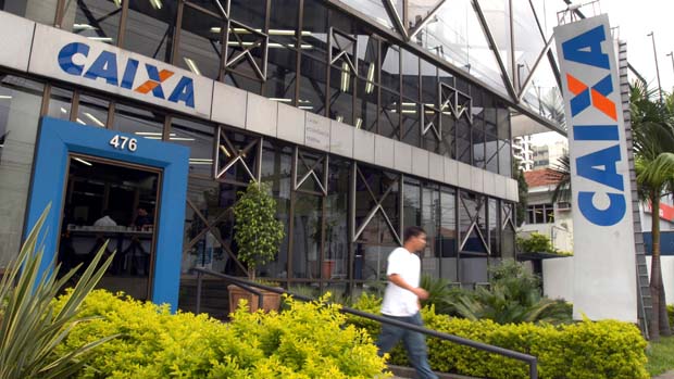 Fachada do banco Caixa Econômica Federal