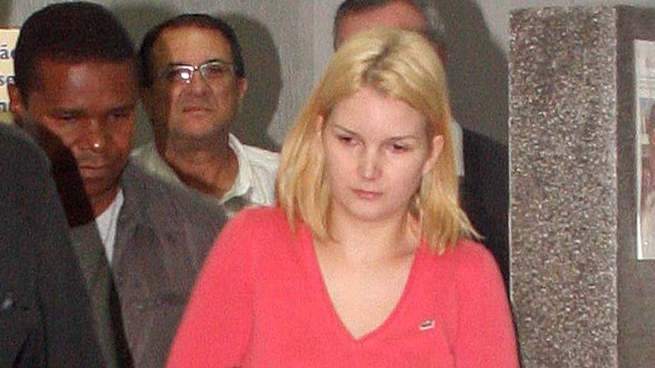 Elize Matsunaga, mulher do empresário Marcos Kitano Matsunaga, detida após ter a prisão temporária decretada